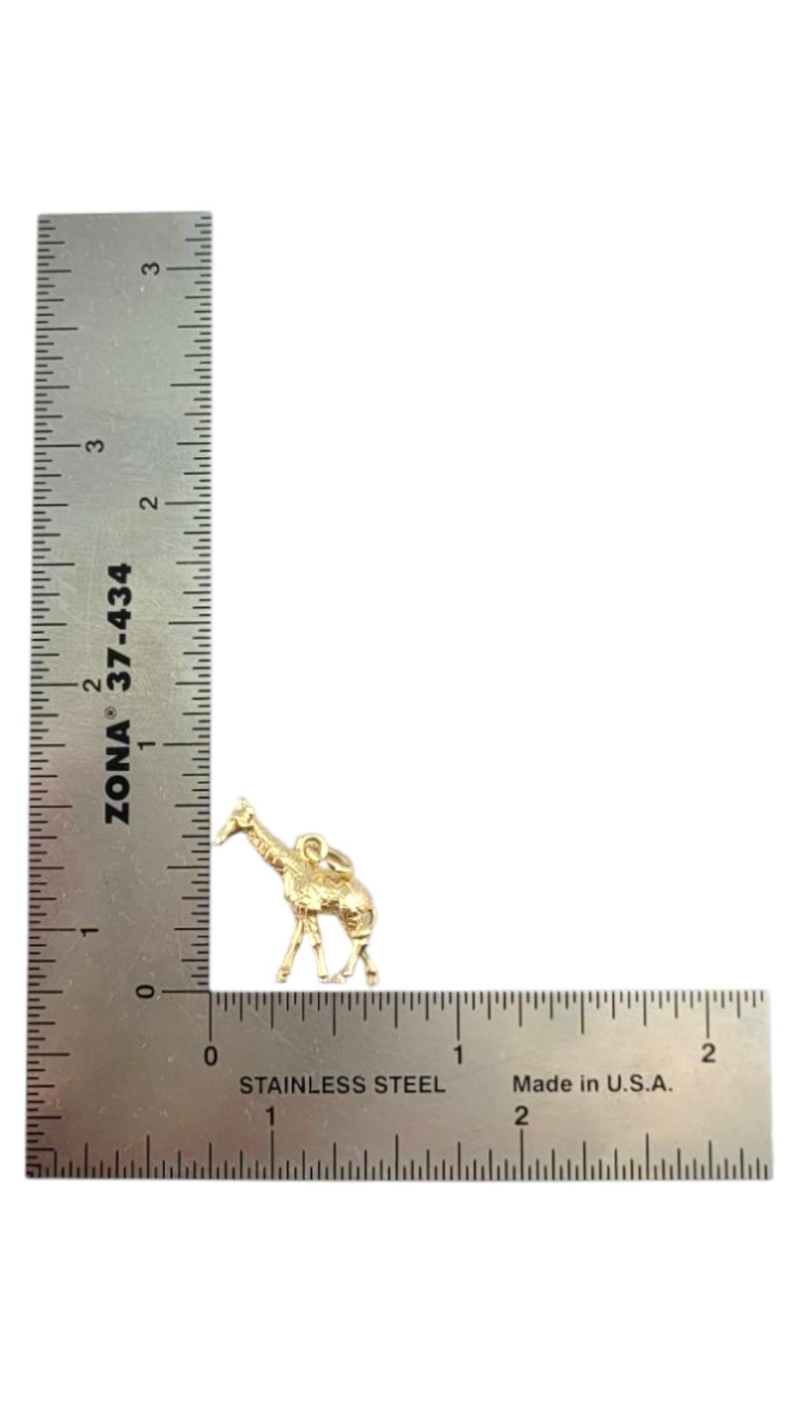Breloque girafe en or jaune 9 carats n° 21278 en vente 3