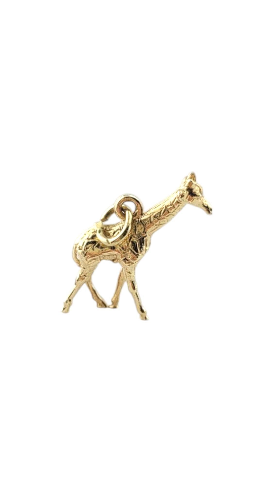 9 Karat Yellow Gold Giraffe Charm #21278