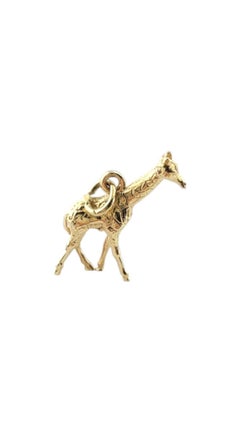 9 Karat Gelbgold Giraffenanhänger #21278