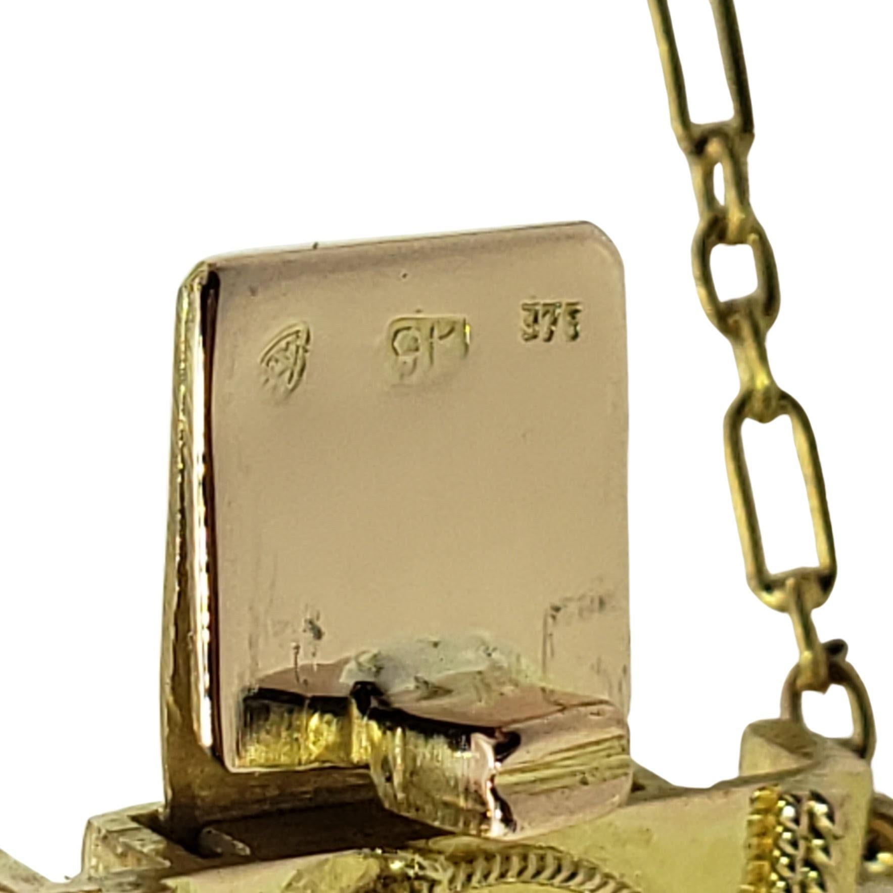 9 Karat Gelbgold-Armreif mit Scharnier 3