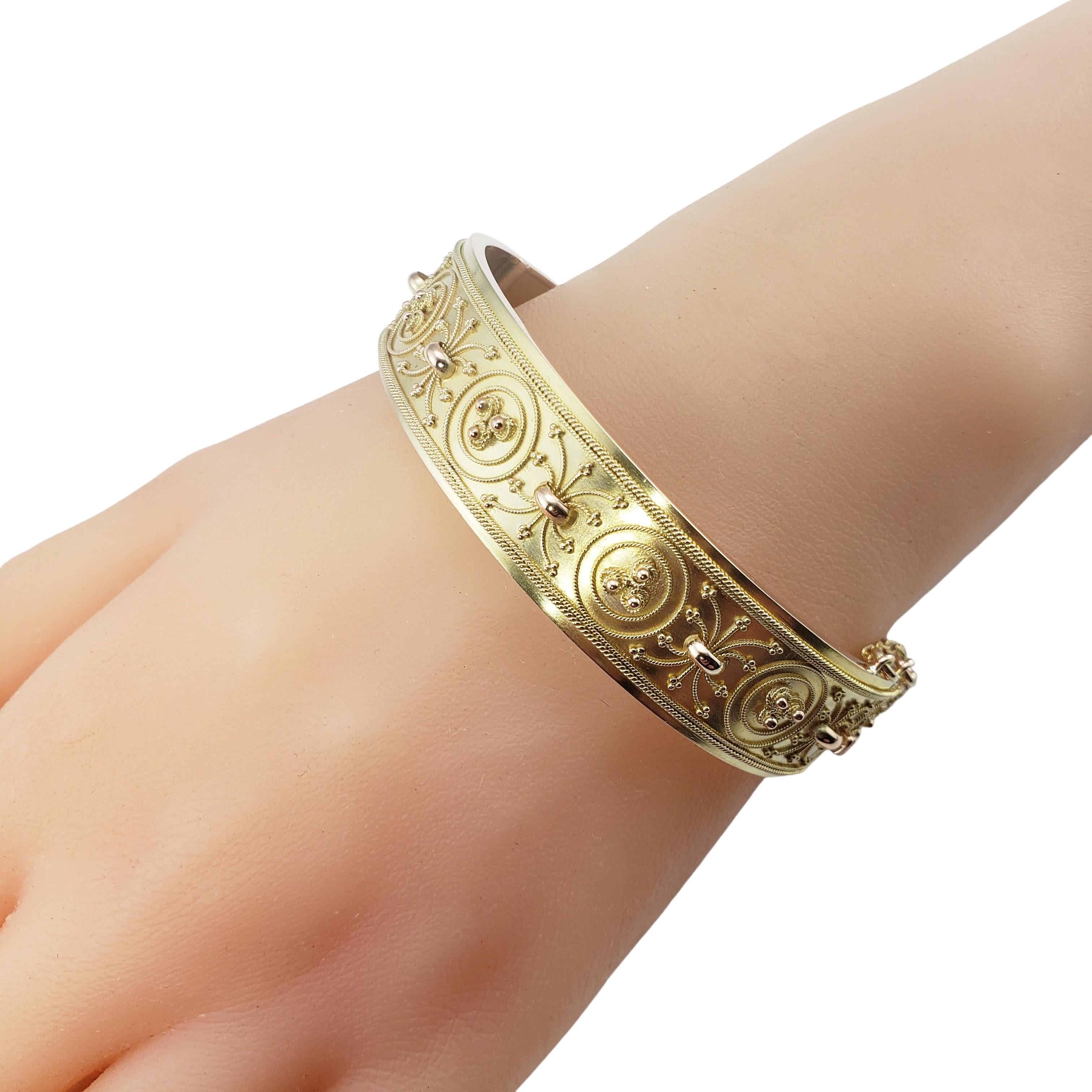 9 Karat Gelbgold-Armreif mit Scharnier 5