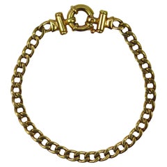 9 Karat Yellow Gold Link Bracelet