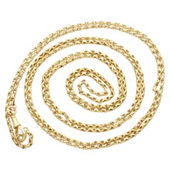 Antique 9 Karat Yellow Gold Longuard / Watch Chain Circa 1890