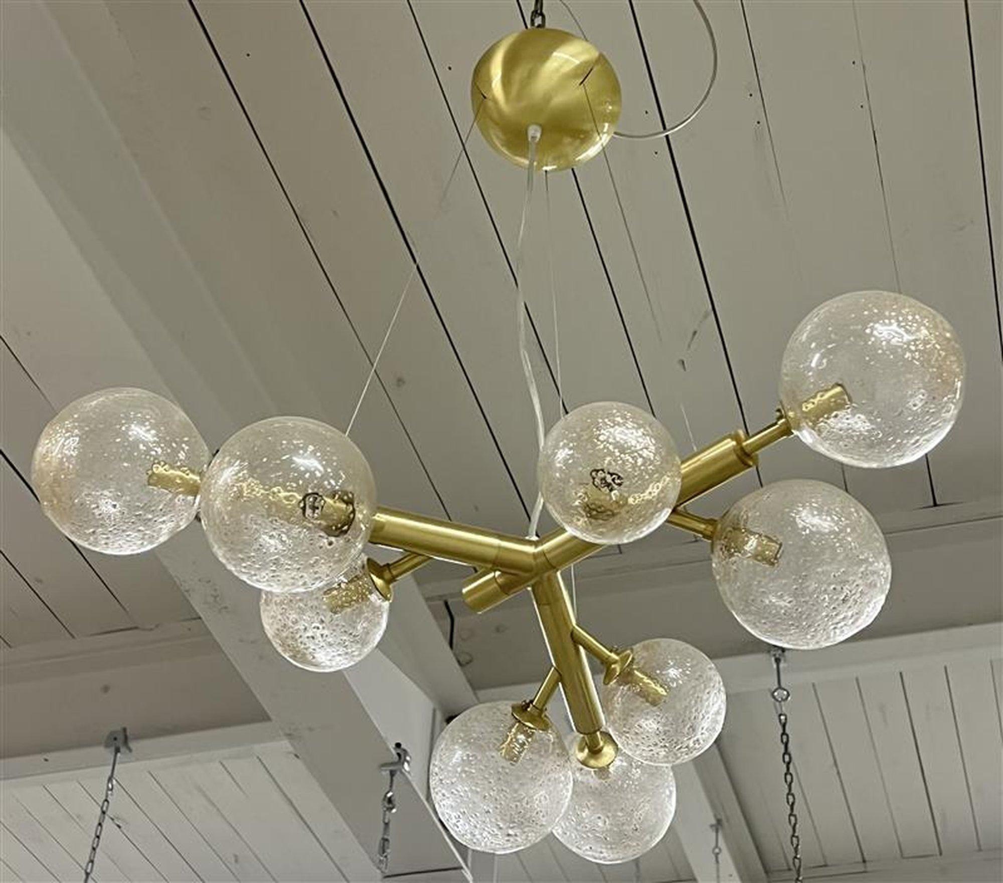 XXI secolo e contemporaneo Lampadario Mimosa a 9 luci in vendita