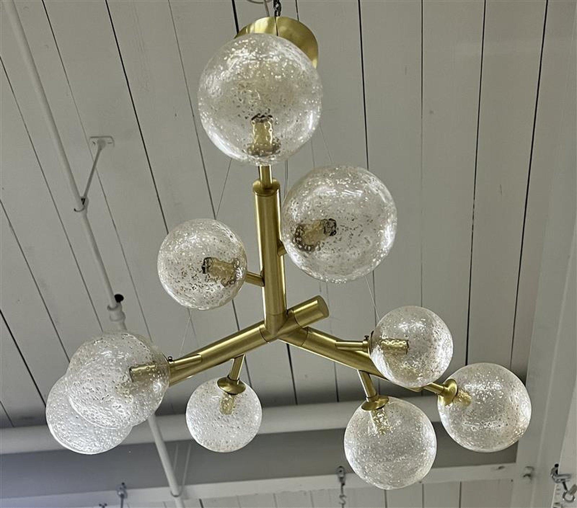 Lampadario Mimosa a 9 luci in vendita 3