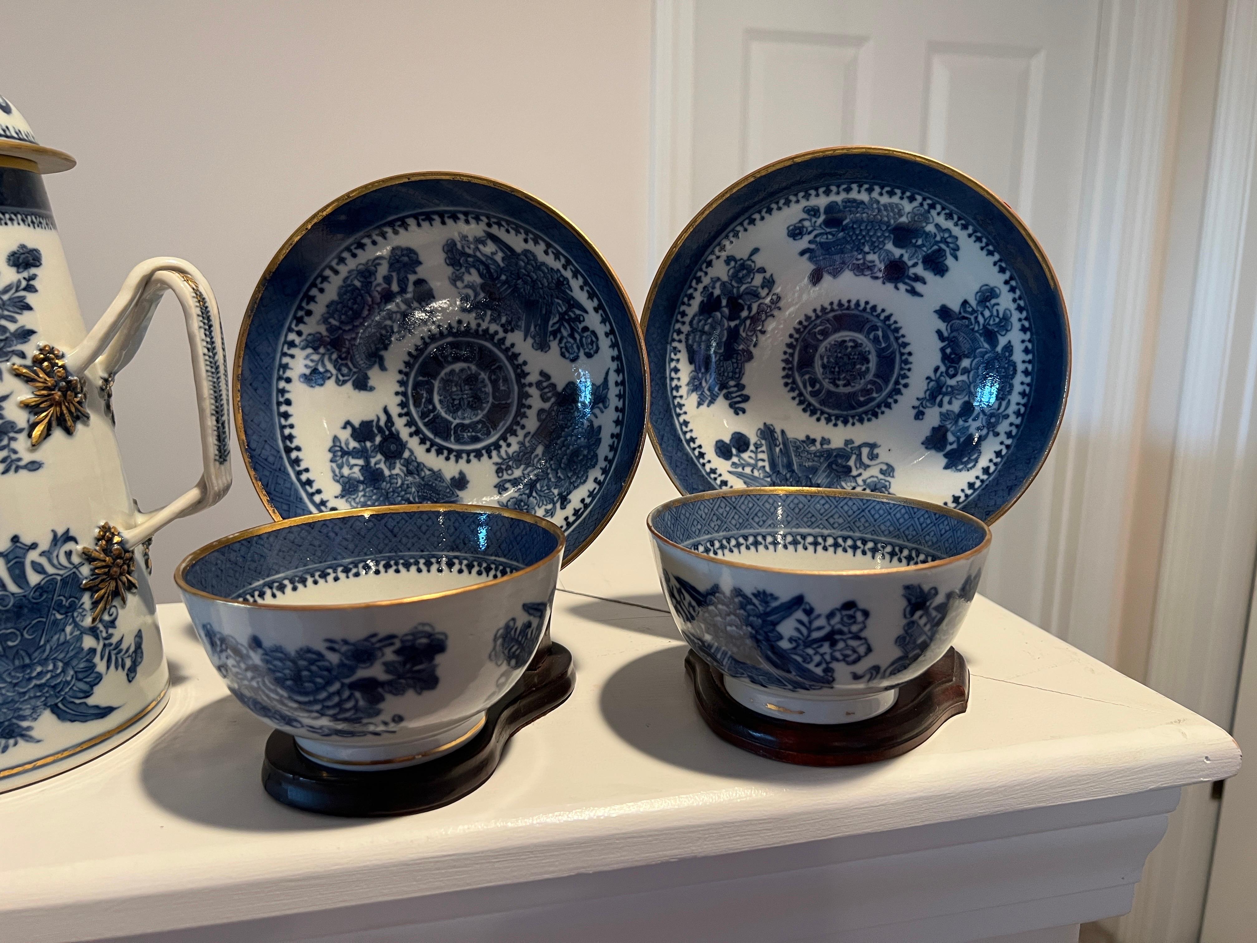 18th Century and Earlier 9 Pc, 18th C. Chinese Export 