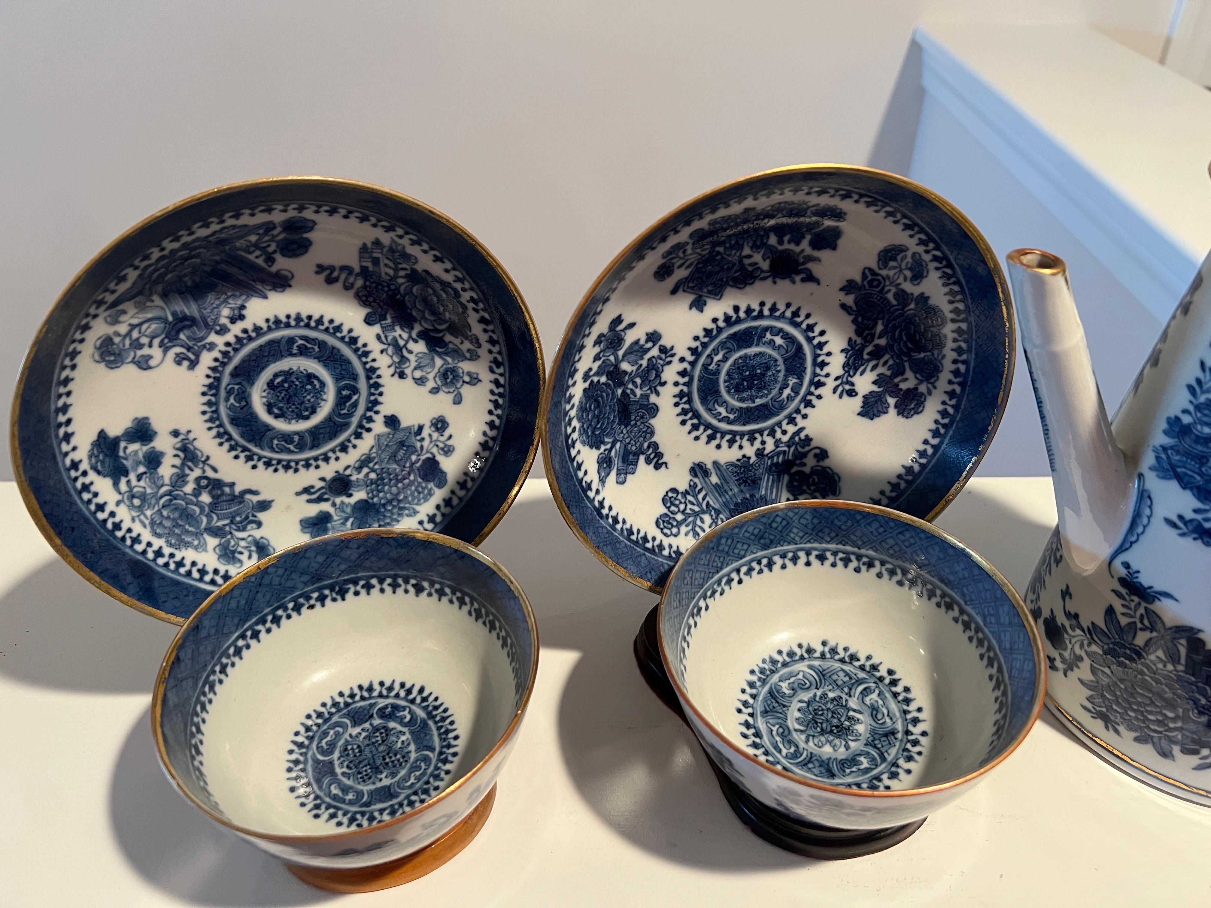 9 Pc, 18th C. Chinese Export 