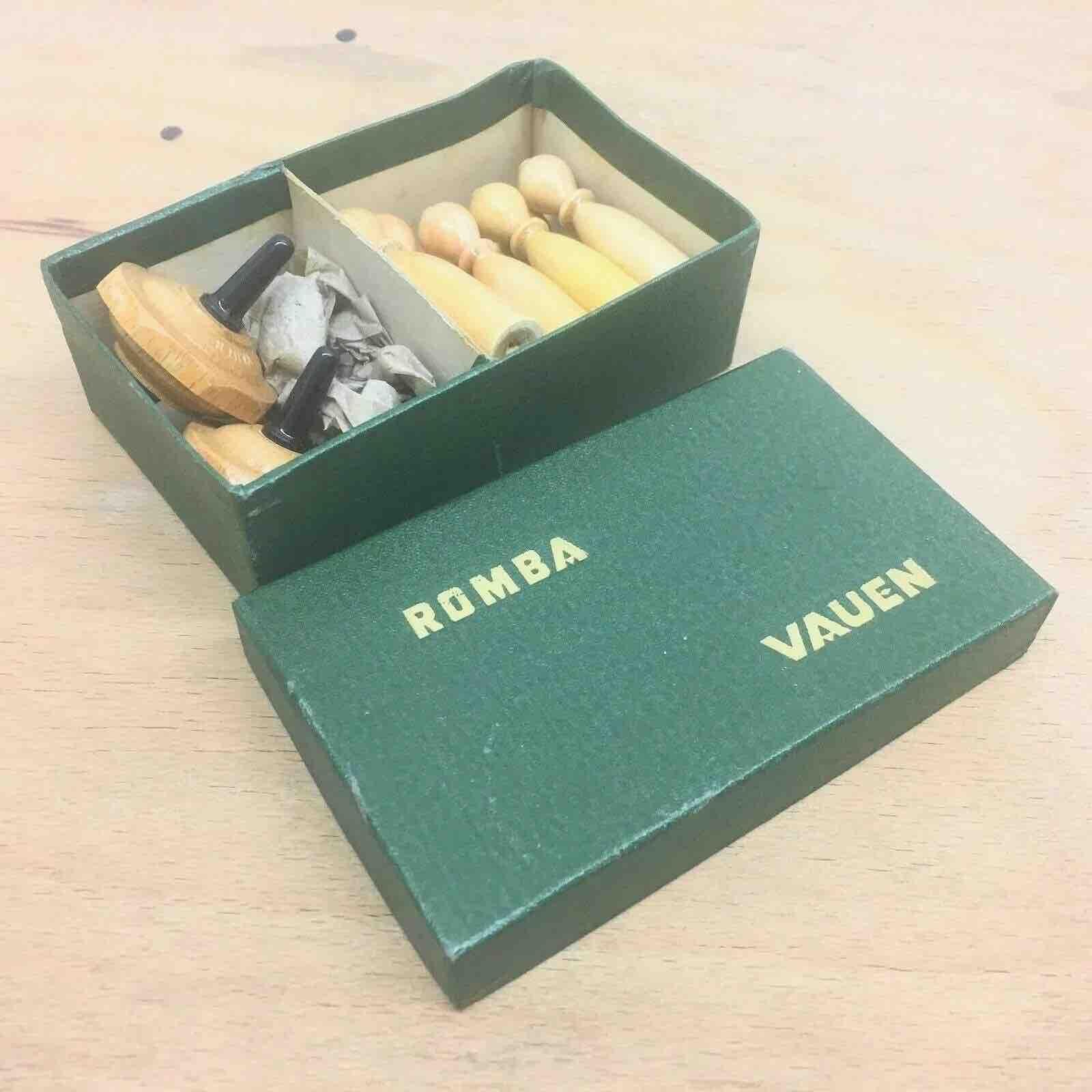 Milieu du XXe siècle Jouet de jeu de table vintage allemand à 9 épingles à jupe Vauen, années 1930 en vente