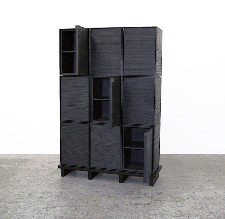 American 9 Rectangles Cabinet by John Eric Byers For Sale