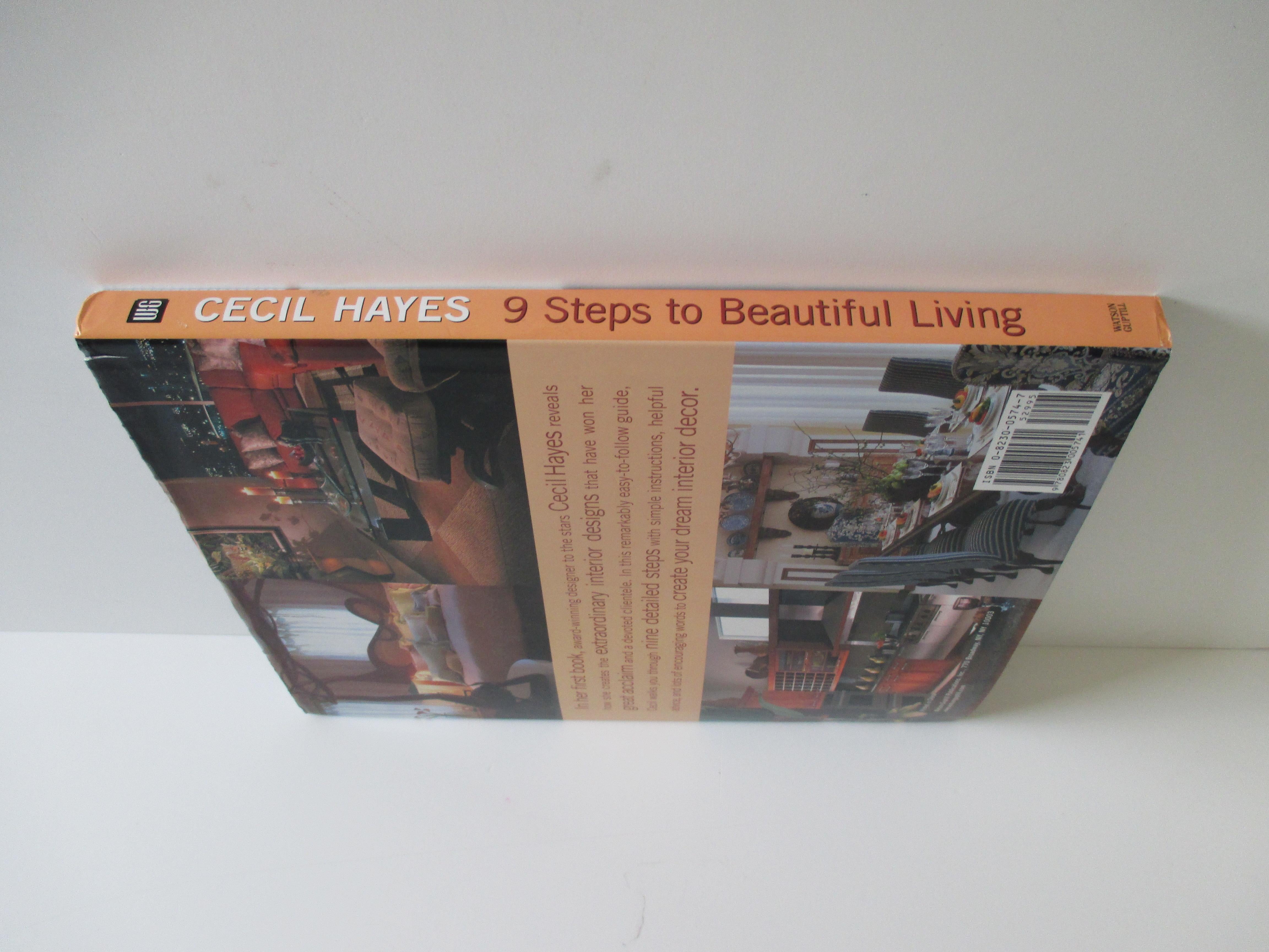 Modern 9 Steps to Beautiful Living Book by Cecil Hayes For Sale