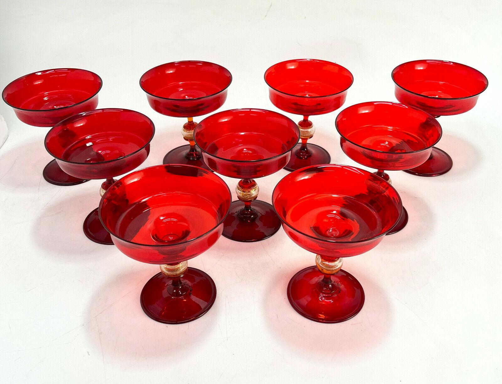 venetian glass goblets
