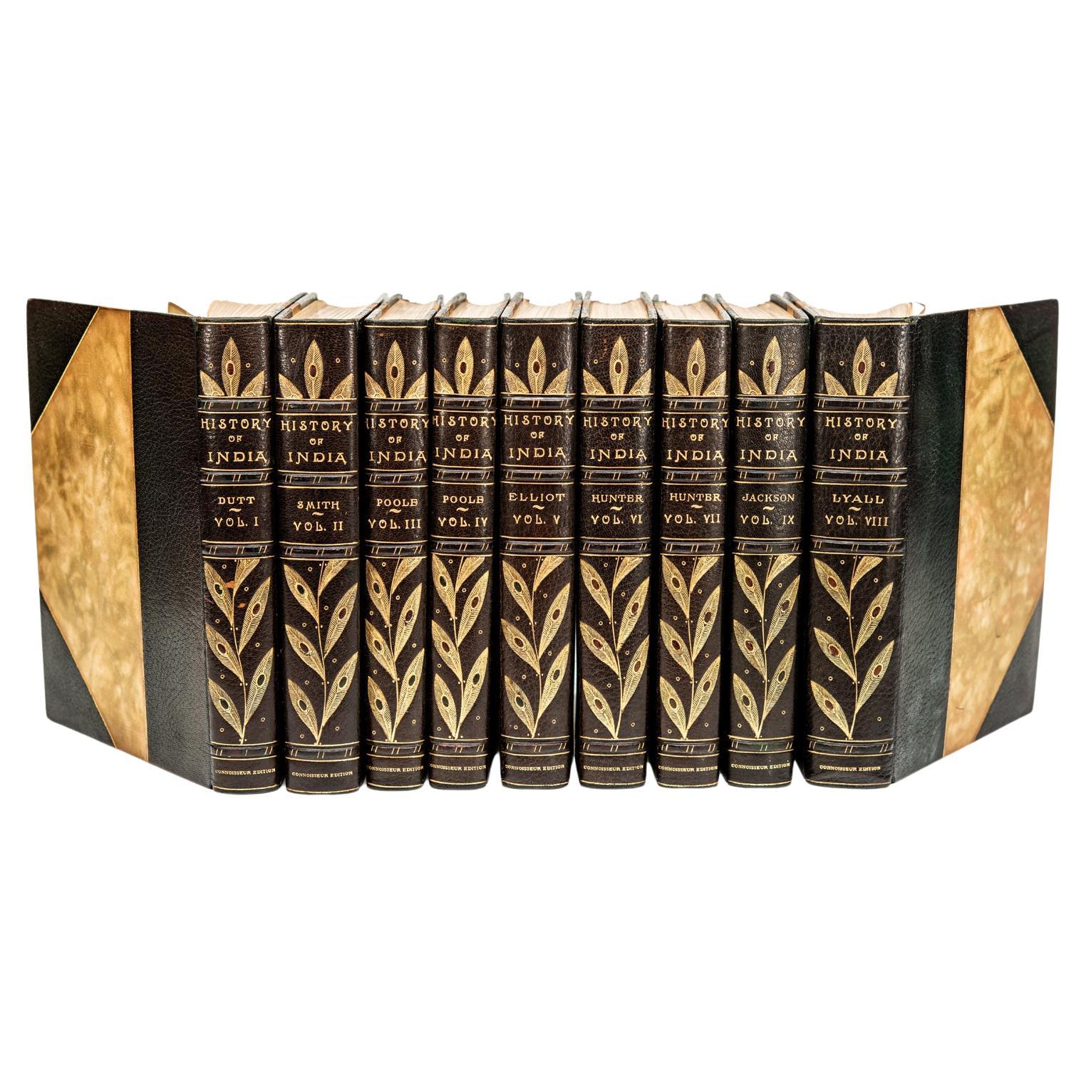 9 vol. Romesh Chandler Dutt, History of India. Connoisseur Ed. Limited Ed.