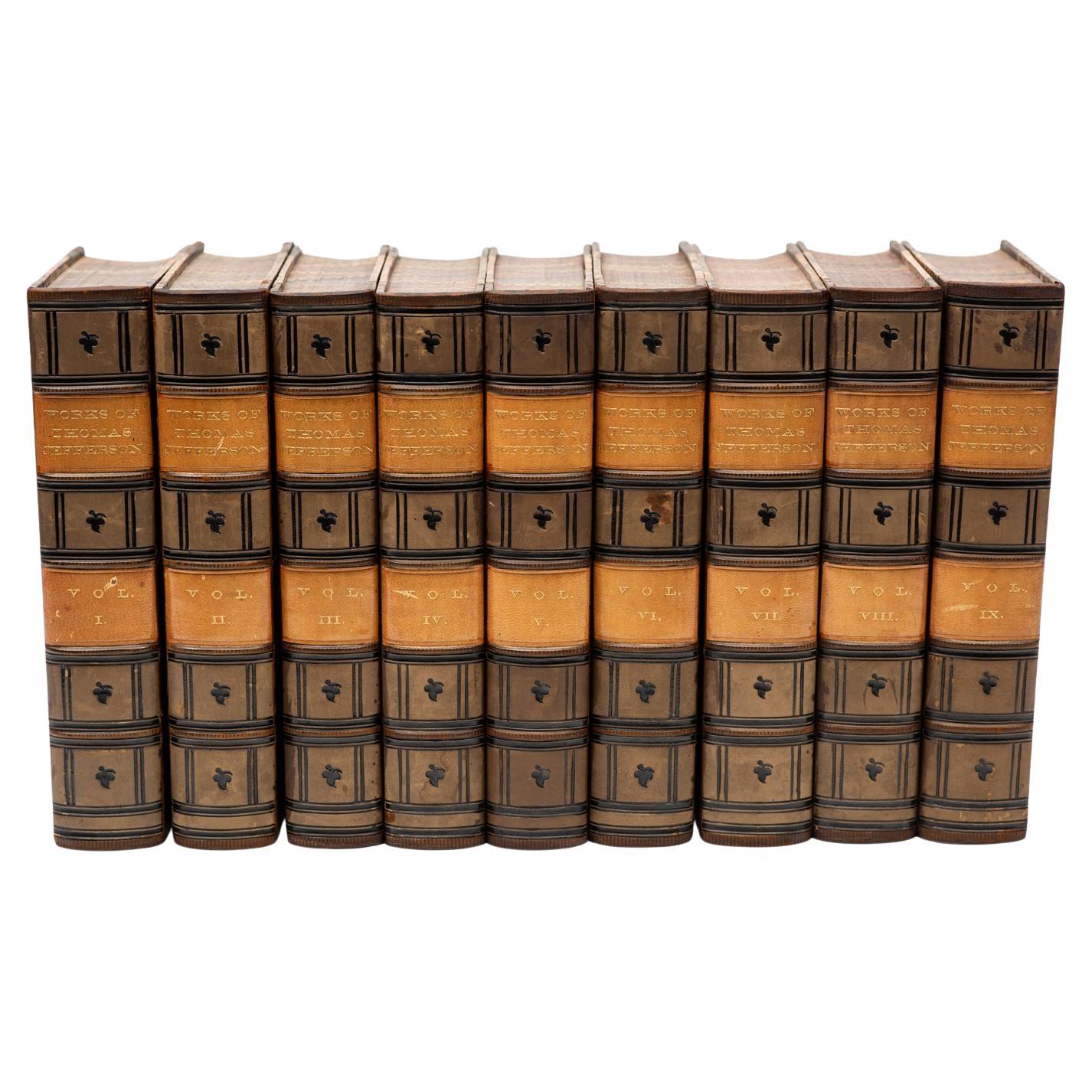 9 Volumes. Thomas Jefferson. The Writings