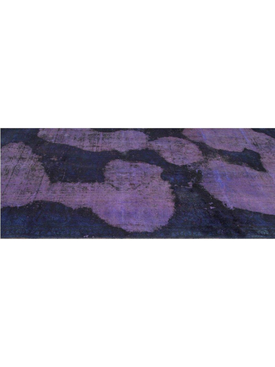 Persian 9' x 10' Overdyed Area Rug For Sale