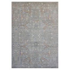Hand-Knotted Farahan Wool Rug, 9' x 12', Afghan Tribal Design, New