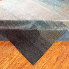 9' x 12' Hansha Hand-Knotted Wool Rug – Contemporary Nepalese Modern Area Rug