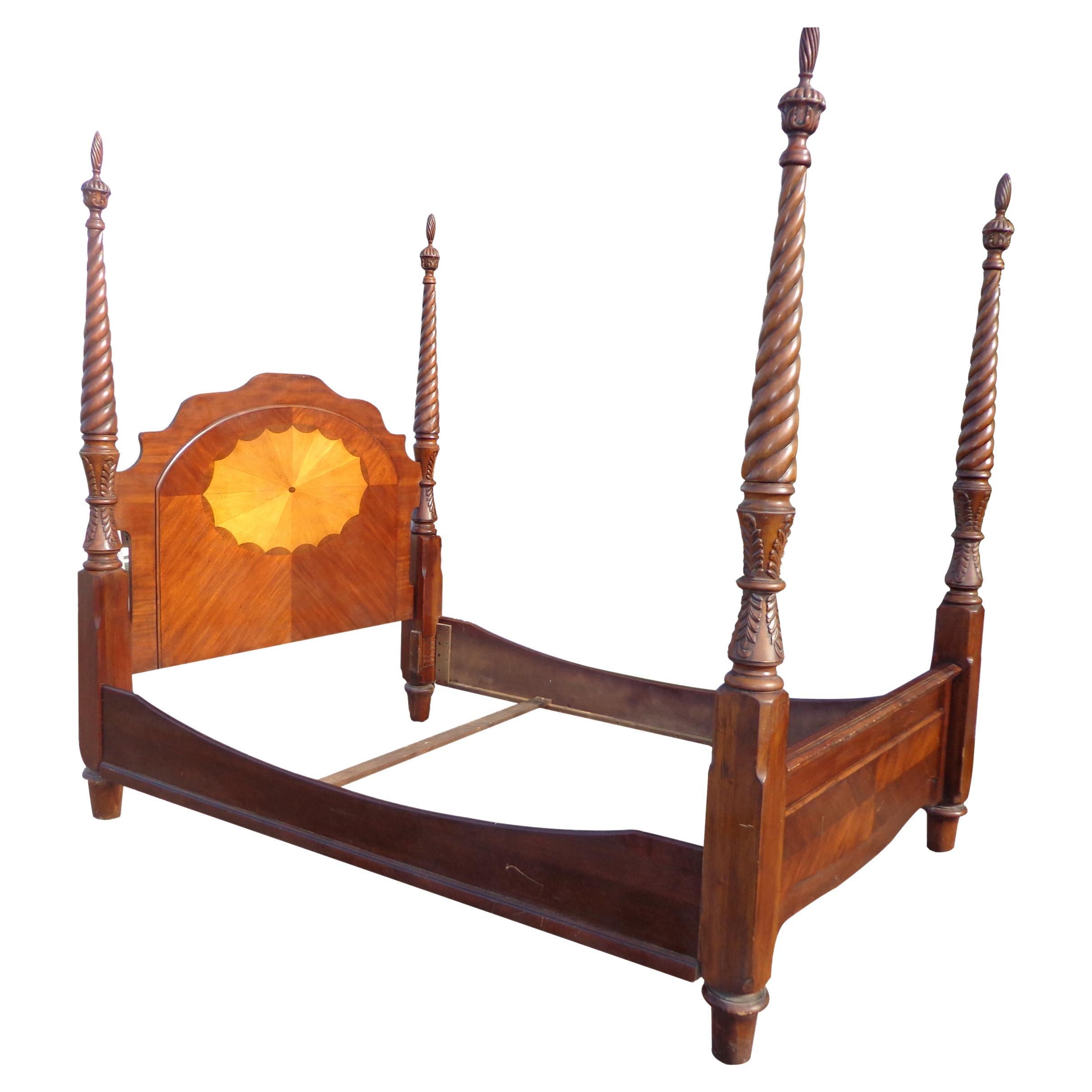 Antique Style 4 Poster Bed