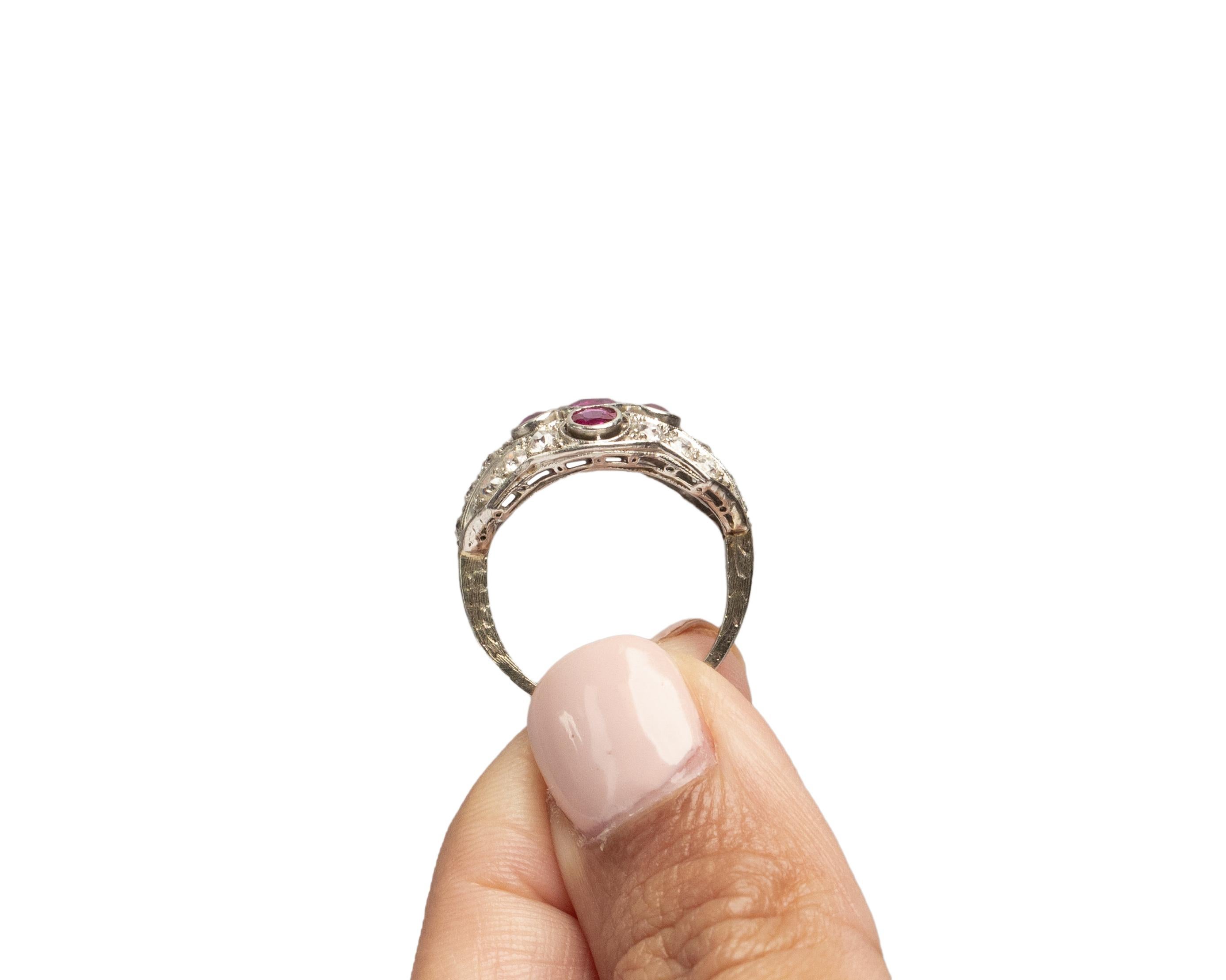 .90 Carat Total Weight Platinum Cocktail Ring For Sale 2