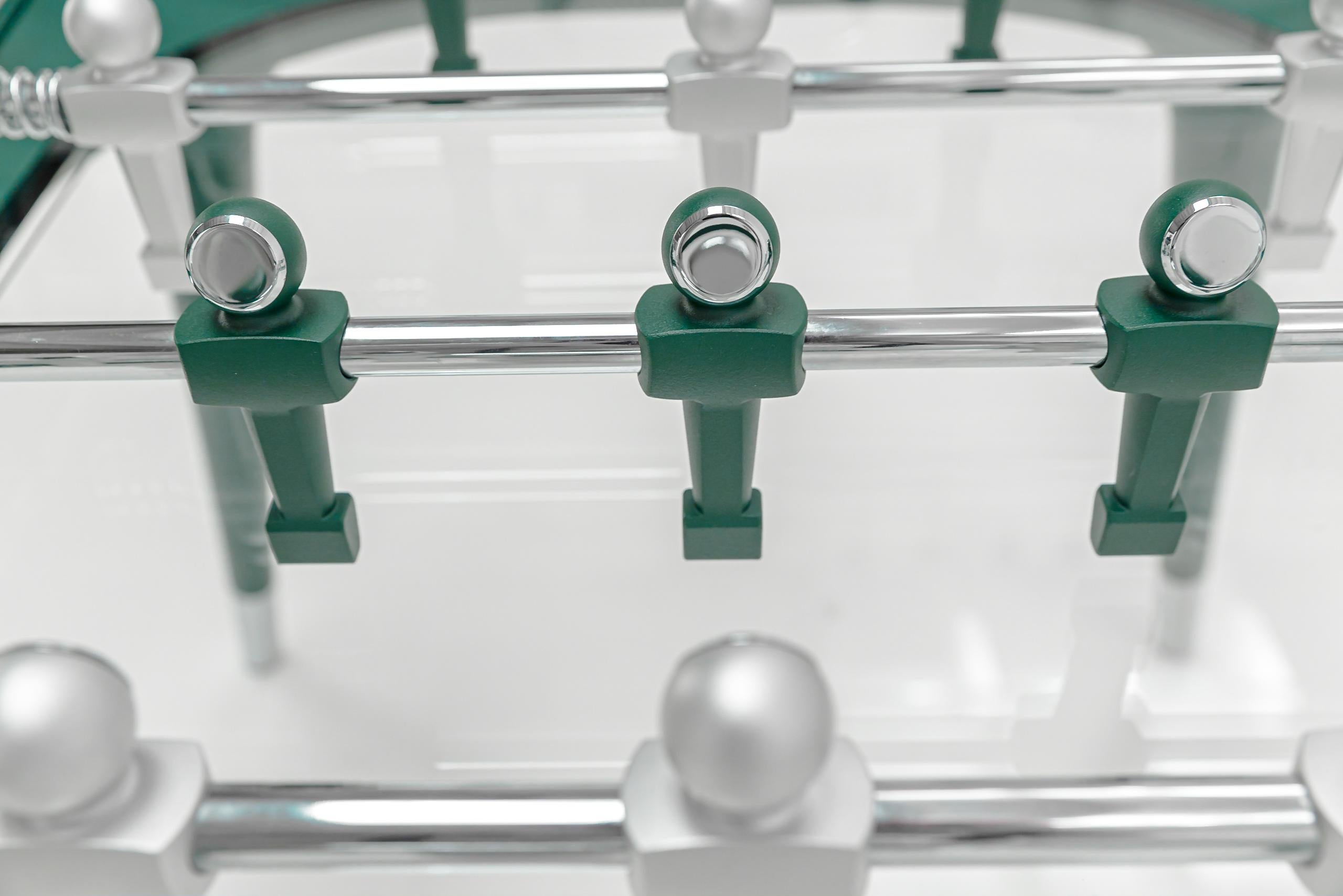 90° Minuto Foosball Table by Teckell in Matte Forest Green 1