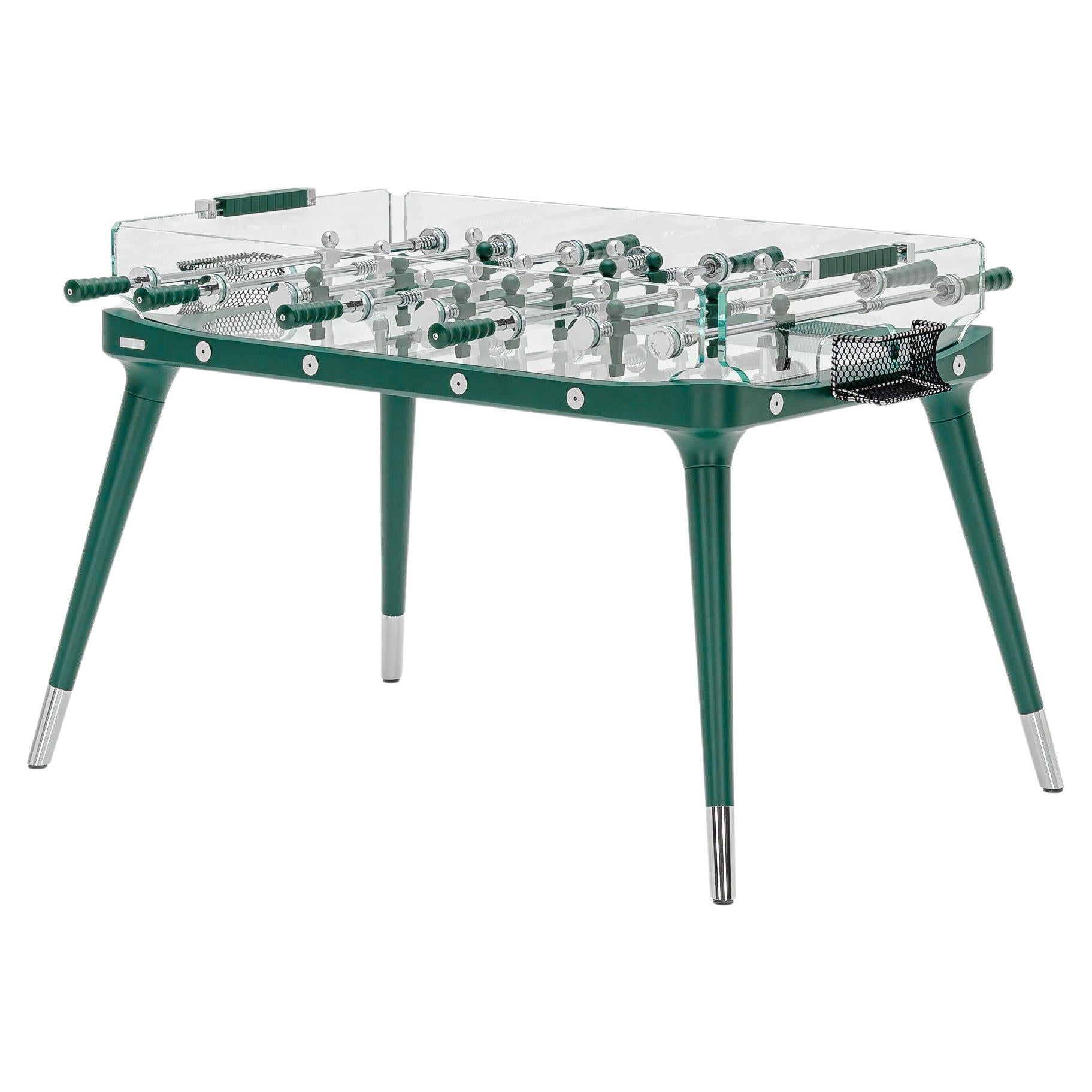 90° Minuto Foosball Table by Teckell in Matte Forest Green