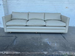 New Reupholstered Dunbar 3 Seat Tuxedo Sofa in Ultra Fabric 90'