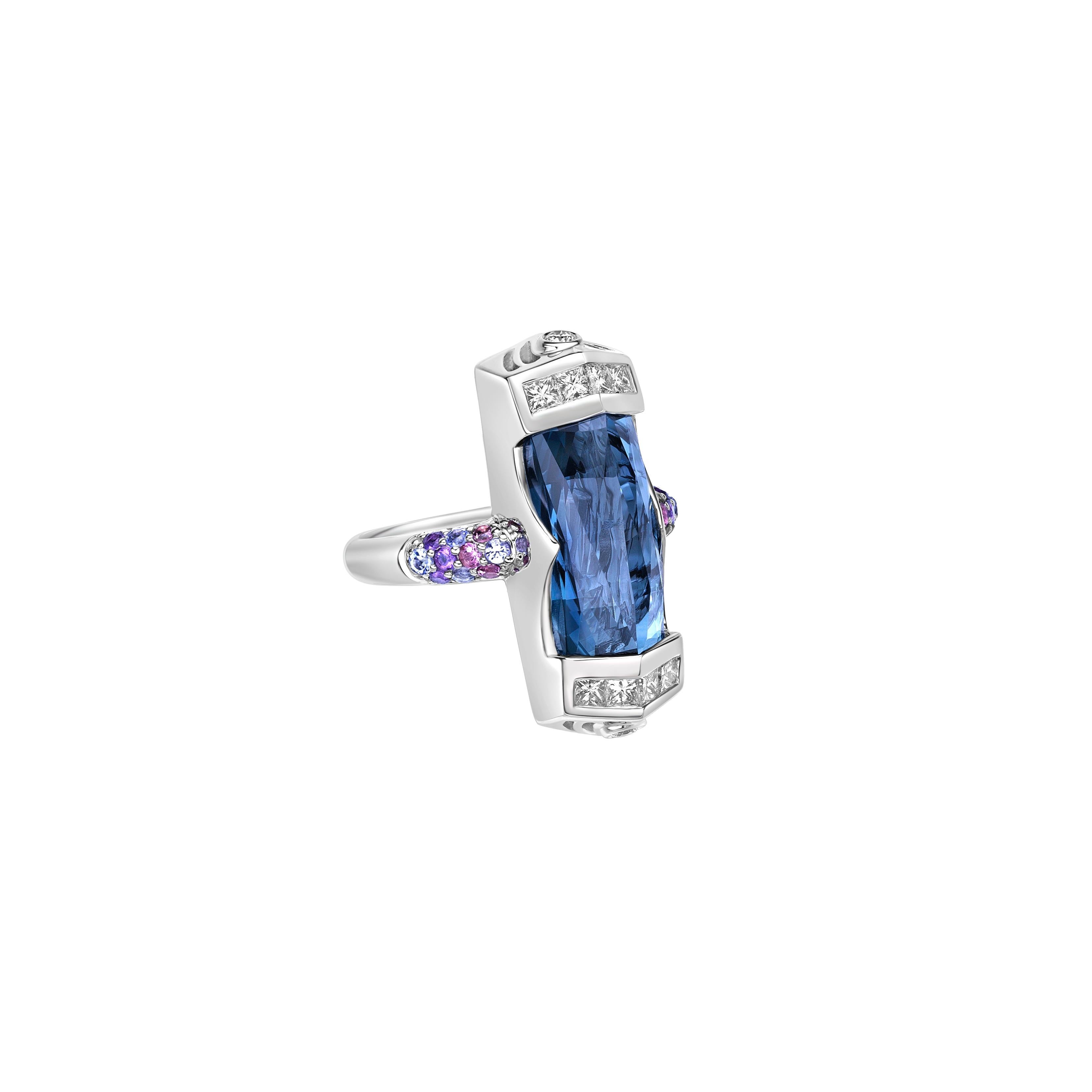 Sunita Nahata has presented cocktail rings to her line. Wearing these rings is meant for special occasions. For ladies who love quality, the cocktail ring line featuring precious stones like Garnet, London blue topaz, Honey quartz and Amethyst is