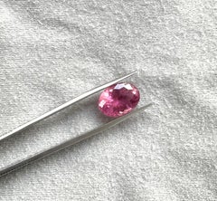 9,00 Karat Rosa Turmalin Oval Facettenschliff Stein Natur Edelstein
