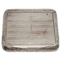 900 Silver Hinged Box