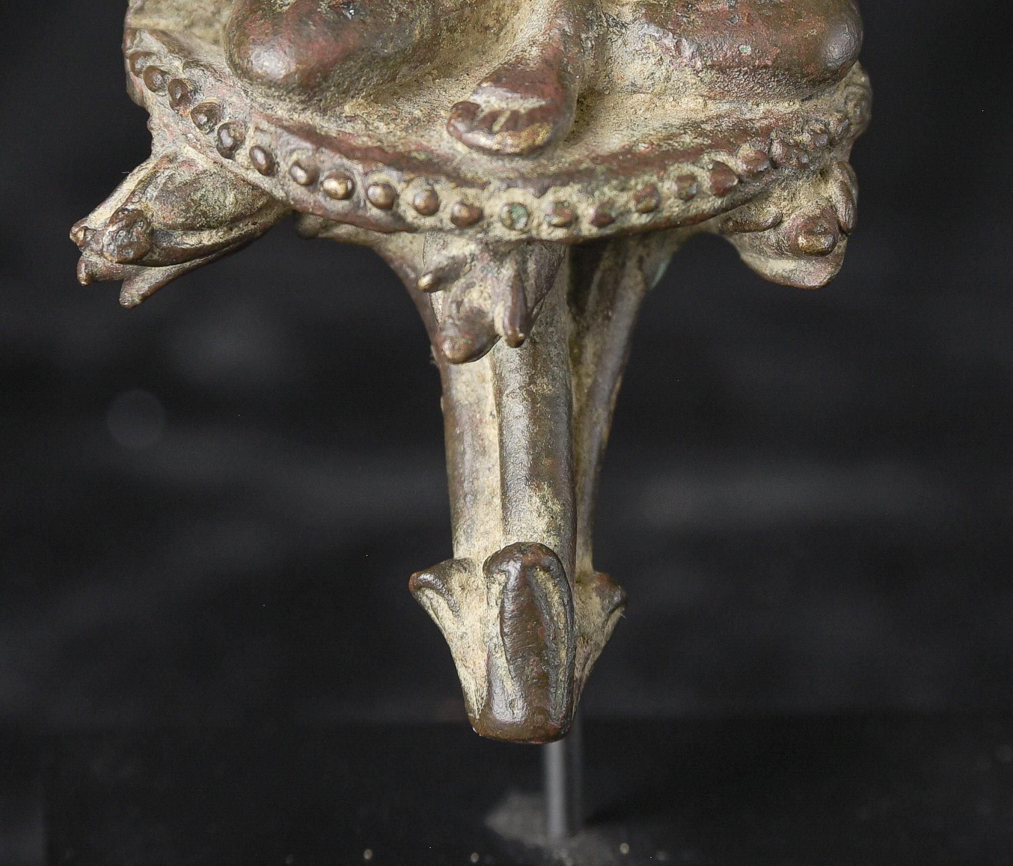 Moine birman de 900 ans en fonte massive, 10705 en vente 5