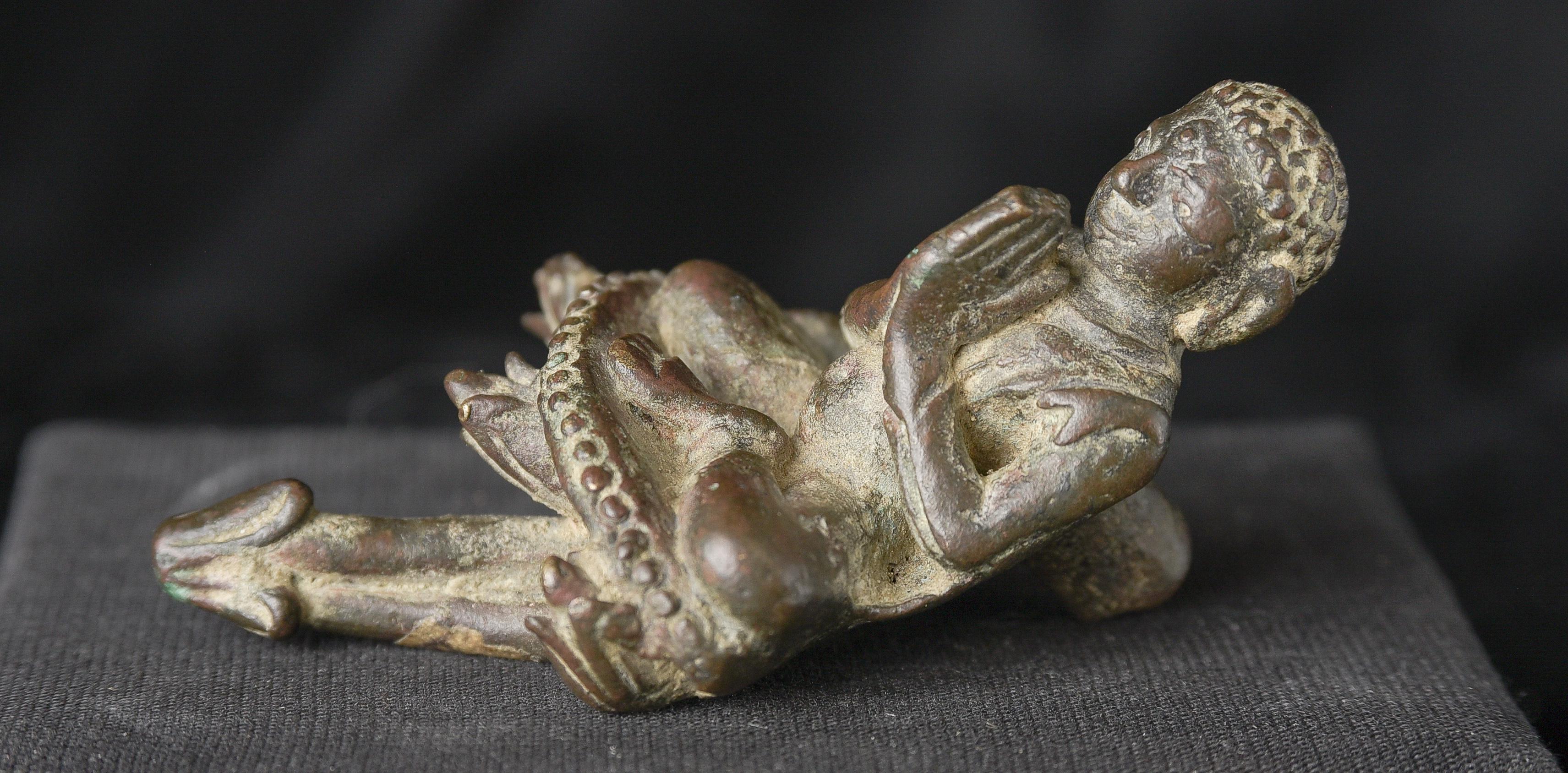 Moine birman de 900 ans en fonte massive, 10705 en vente 6