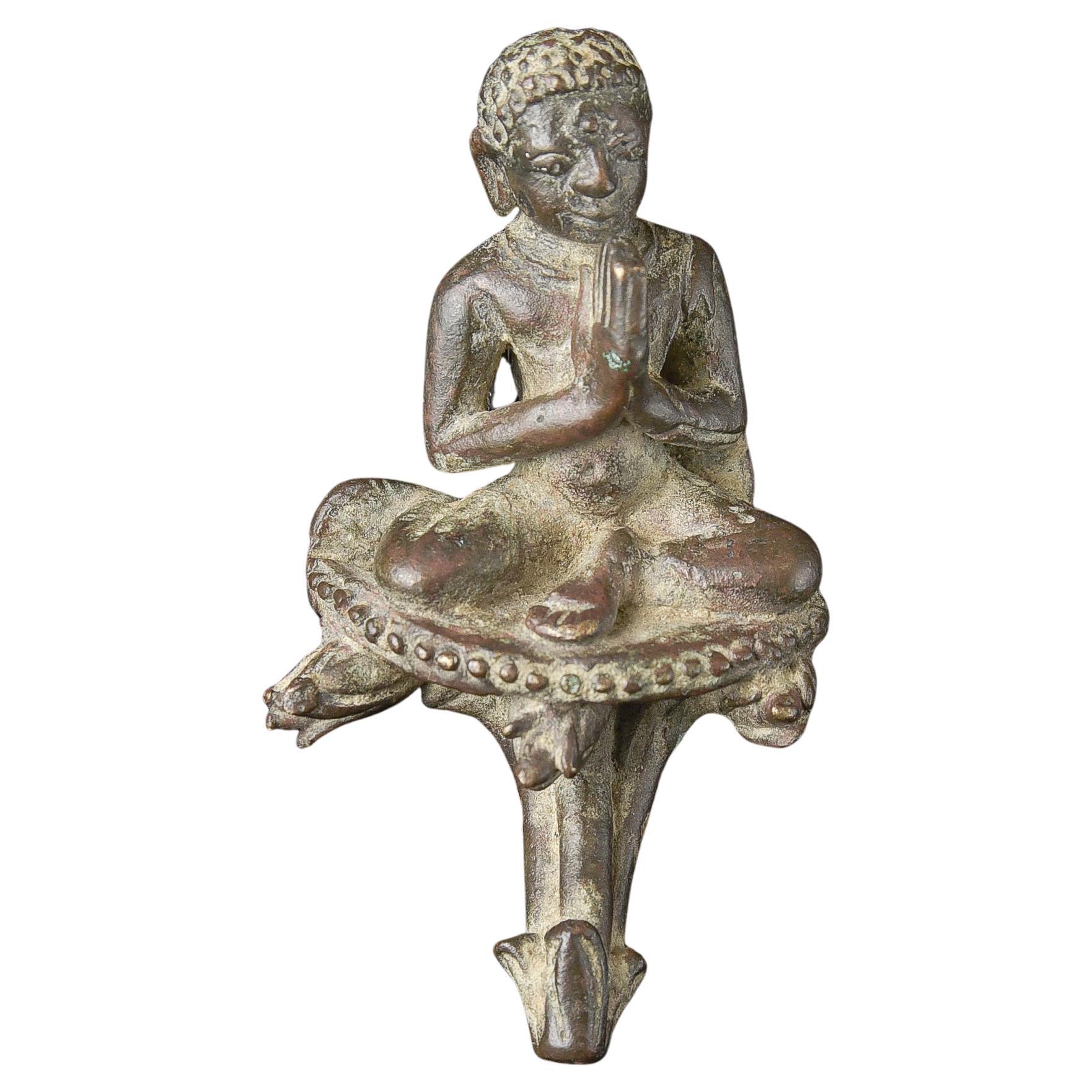 Moine birman de 900 ans en fonte massive, 10705