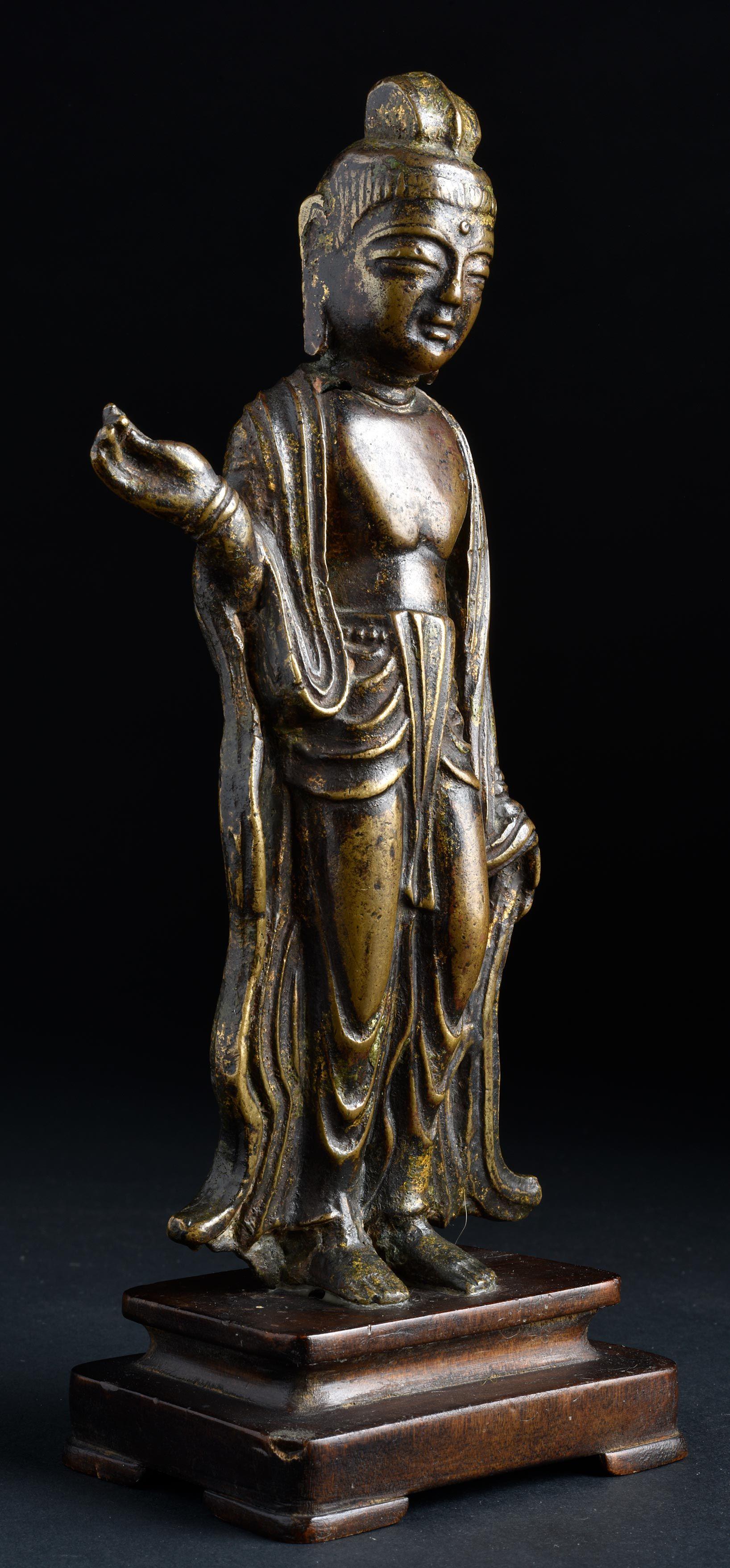 Very special 7/8thC Korean bronze of a Bodhisattva. One of the best in my entire collection. See Sotheby's 