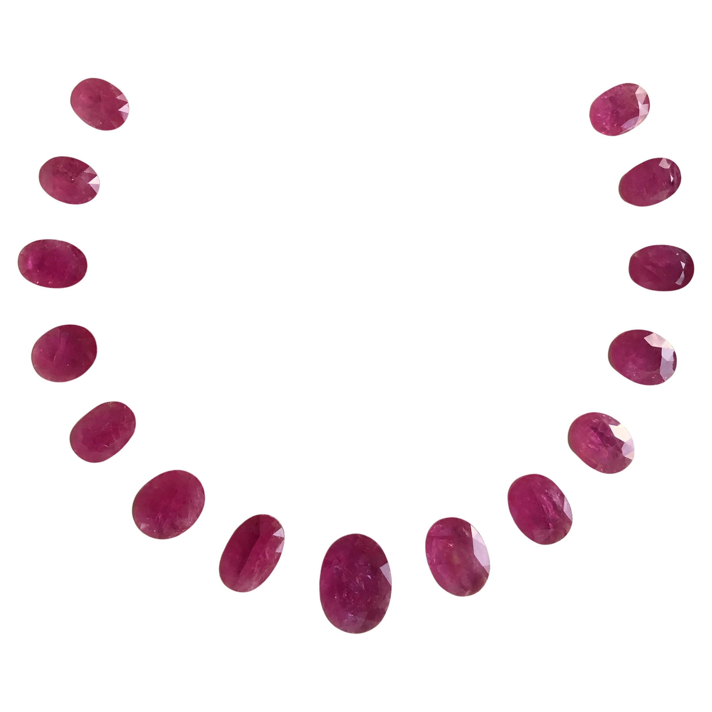 90.05 Carats Ruby Mozambique Oval Faceted Cut stone Layout Heated Natural Gem