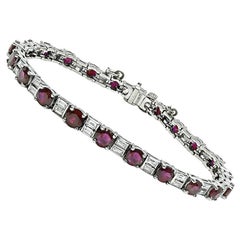 Pulsera Rubí 9,00 ct Diamante 1,75 ct