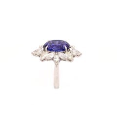 9.01 Carat Tanzanite Cocktail Ring