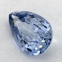 9.01 Ct Green Sapphire Pear Loose Gemstone