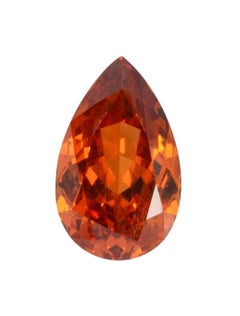 9.01 ct Mandarin Spessartite Garnet Pear Cut Loose Gemstone – Merkaba Jewelry
