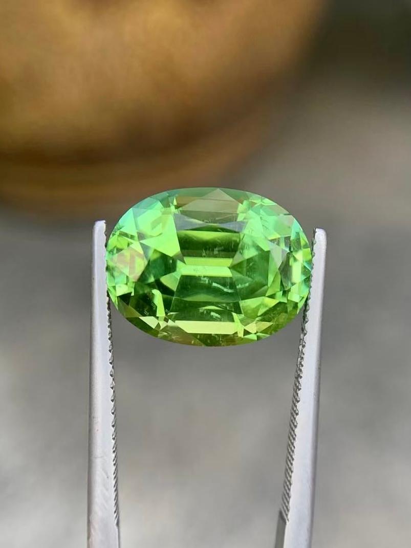 9.01 Ct Natural Tourmaline Afghanistan gemstone Precision cutting en vente 5