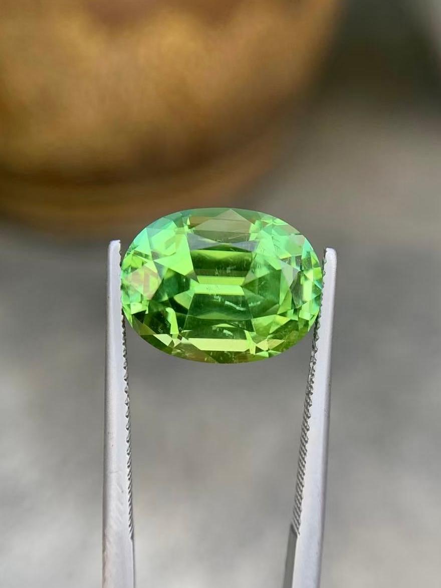 9.01 Ct Natural Tourmaline Afghanistan gemstone Precision cutting im Angebot 1