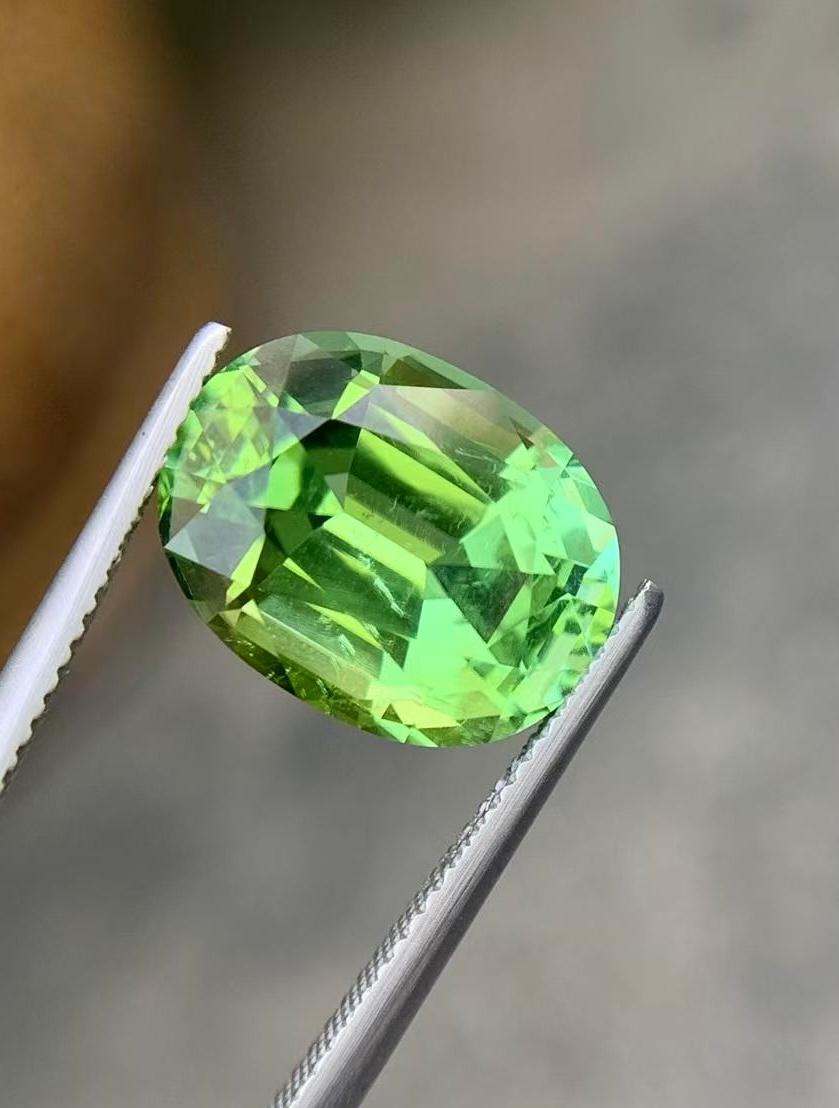 9.01 Ct Natural Tourmaline Afghanistan gemstone Precision cutting en vente 4