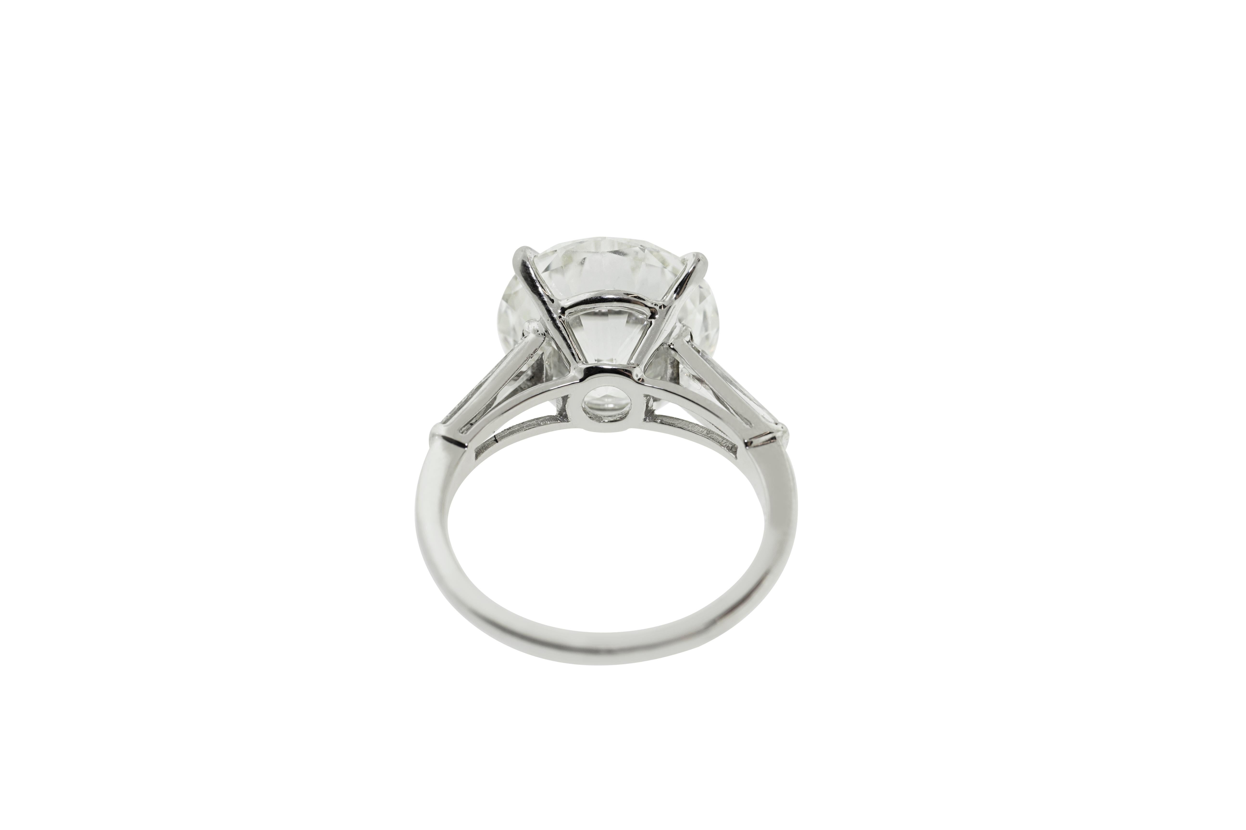 9.05 Carat GIA Certified Round Diamond Engagement Ring 1