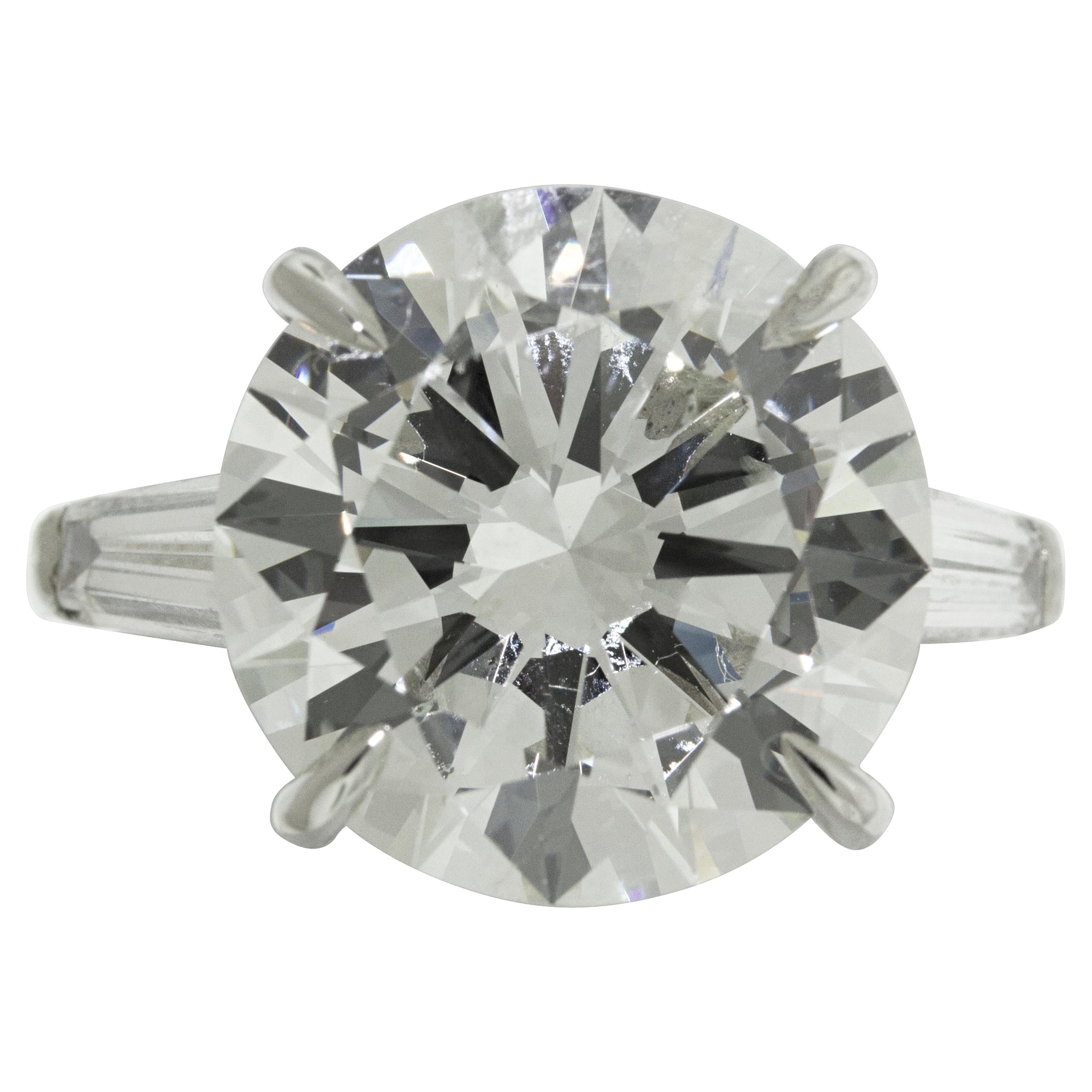 9.05 Carat GIA Certified Round Diamond Engagement Ring