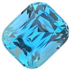 Jolie topaze bleue en forme de coussin de 9,05 carats pour la fabrication de bijoux
