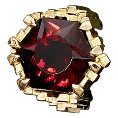 MAIKO NAGAYAMA 9.05 Carat Red Tourrmaline Contemporary Haute Cocktail Ring