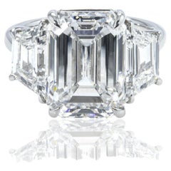 9.06 Carat Emerald Diamond Ring 18K Gold Heirloom-Worthy Glow