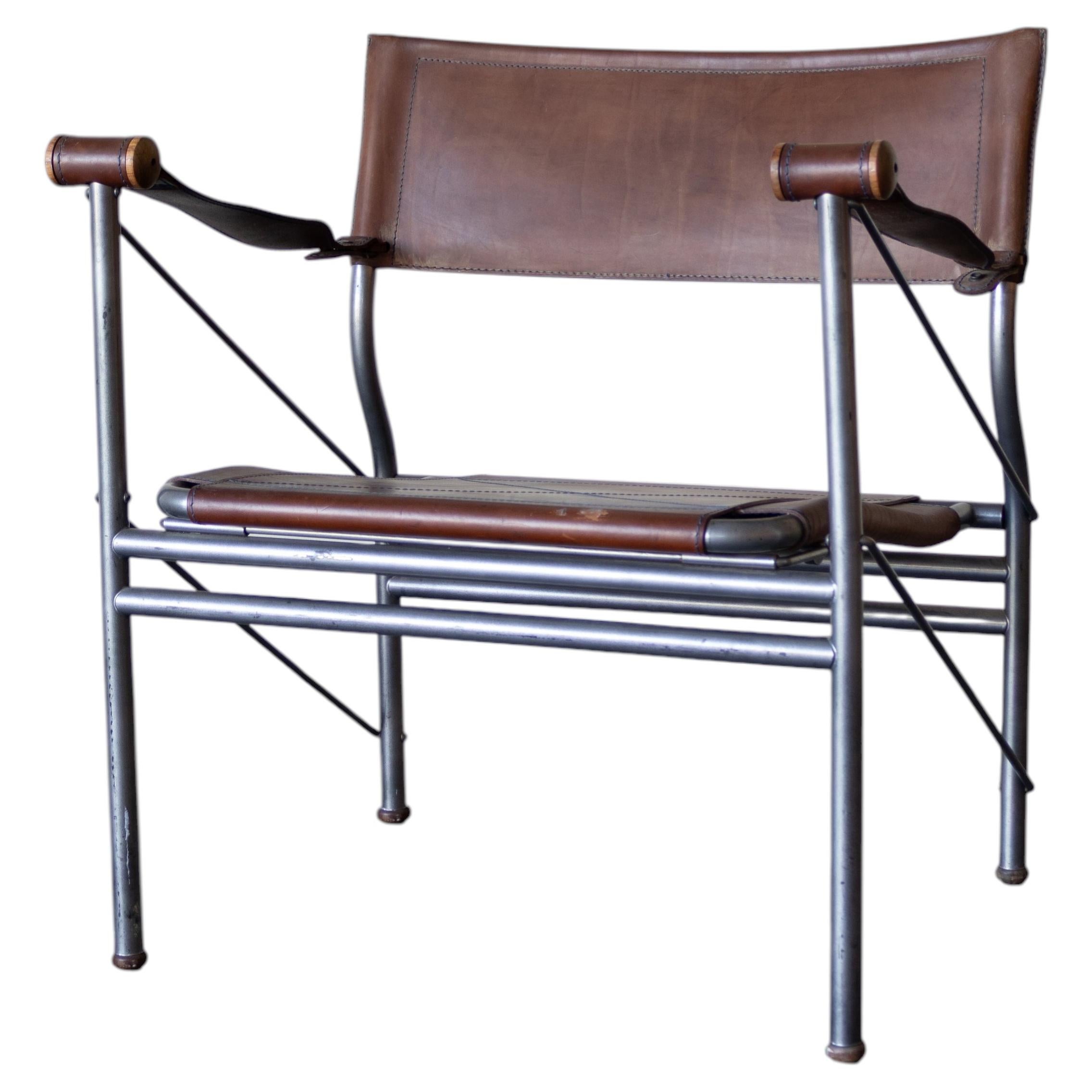907 Silla plegable Safari Lounge Chair de Joe Colombo, años 70