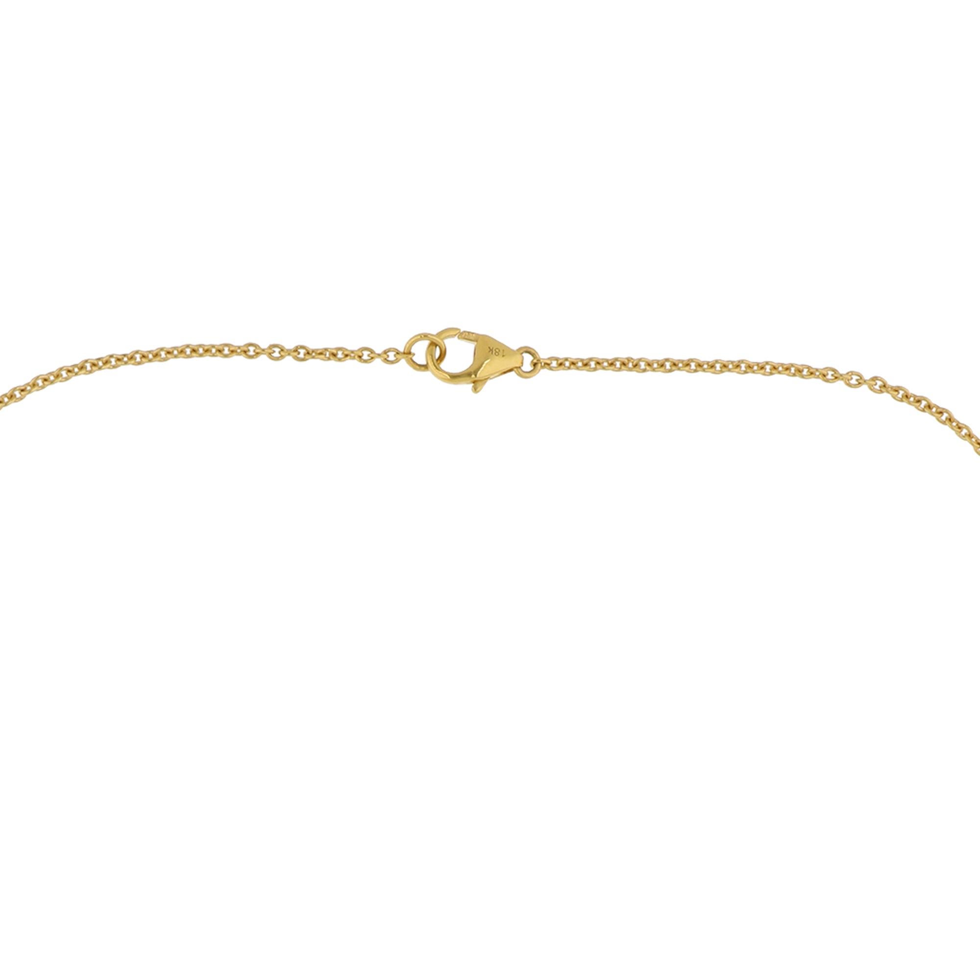 De las mujeres 9.08 TCW Madreperla Diamante Halo Estación Cadena Collar 14K Oro Amarillo en venta