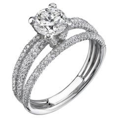 .90ct GIA Certified Diamond Bridal Ring, Platinum