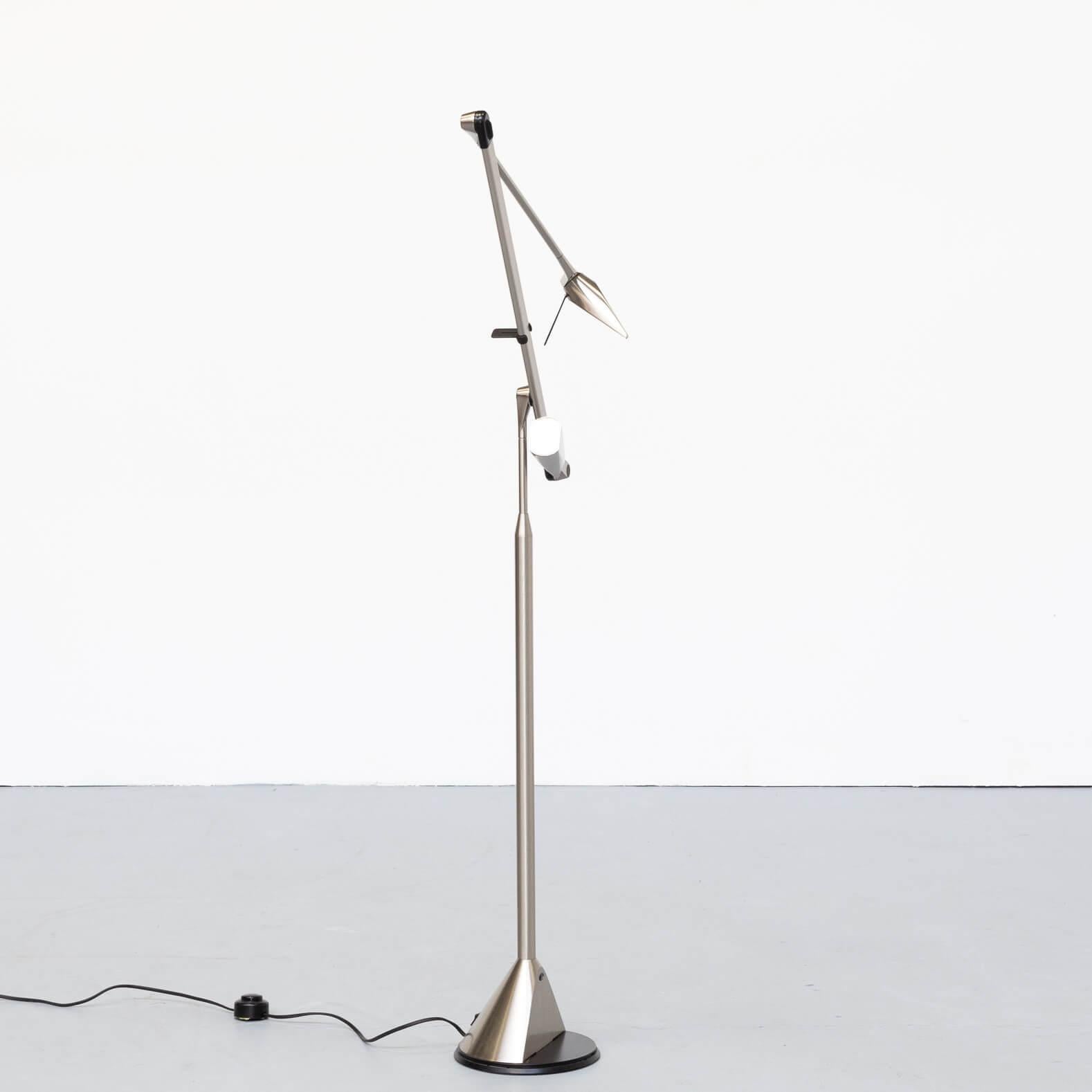 Mid-Century Modern 90s A. Monici ‘zelig terra’ floorlamp for Lumina For Sale