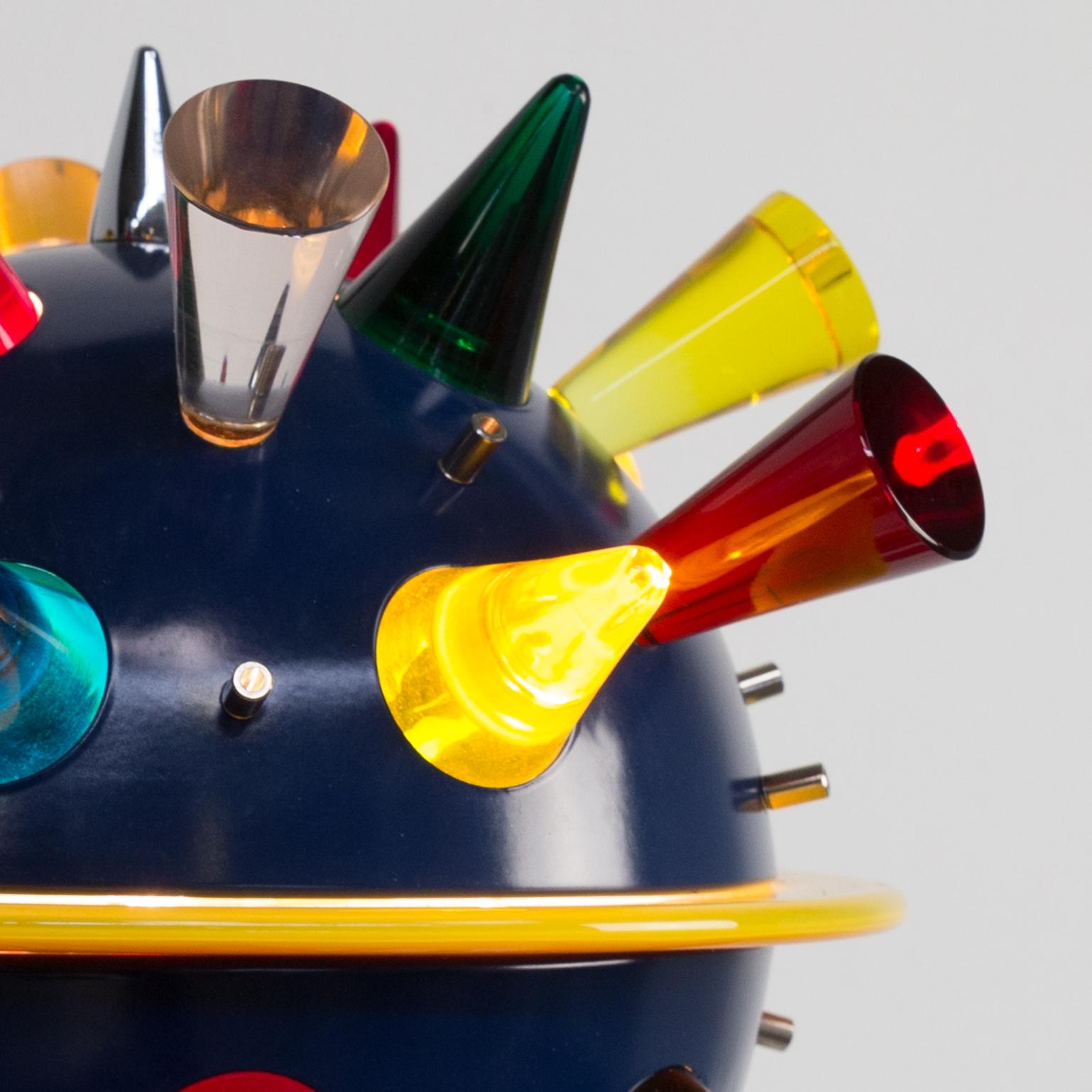 1990s Alessandro Mendini ‘Arkab’ Table Lamp Art Sculpture for Venini For Sale 5